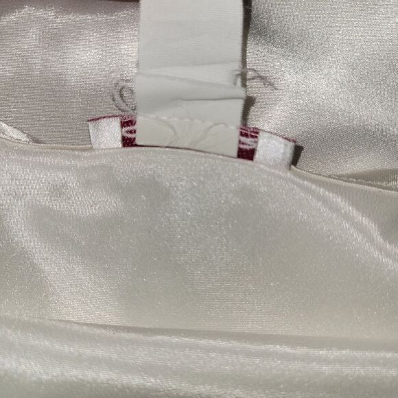 Vintage Cruz Eggshell White Chemise Slip Dress Nightgown OS - Picture 10 of 11